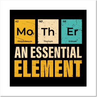 Womens Mother Periodic Table Elements of a Mother's Day Posters and Art